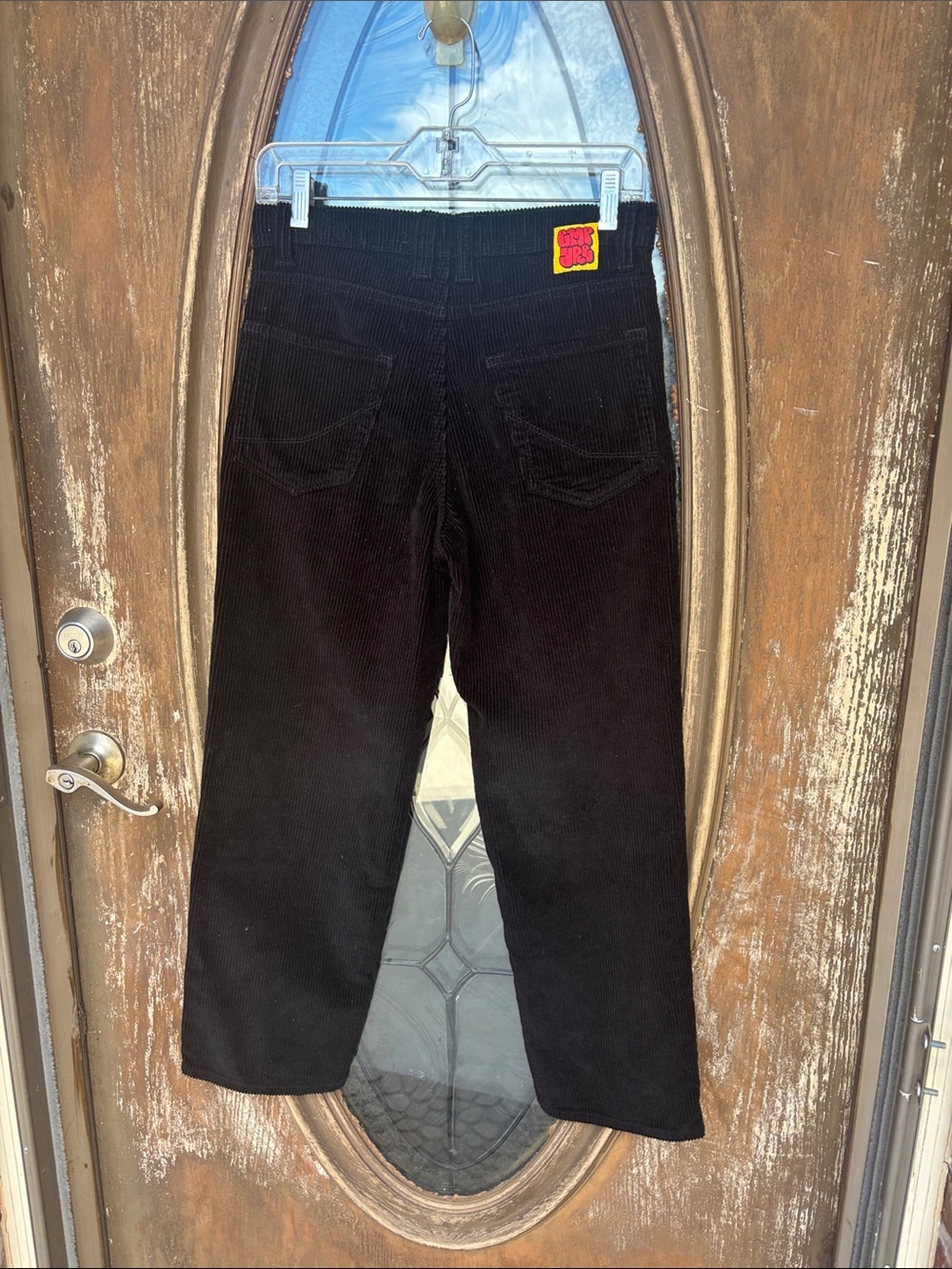 empyre relax black corduroy pants! 4